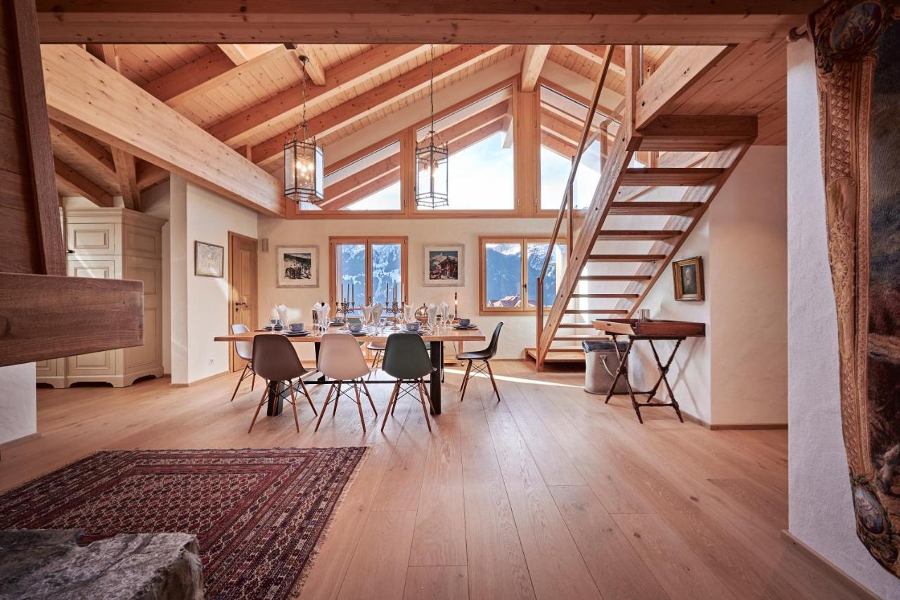 Chalet Baergsunna Penthouse Wengen Exteriér fotografie