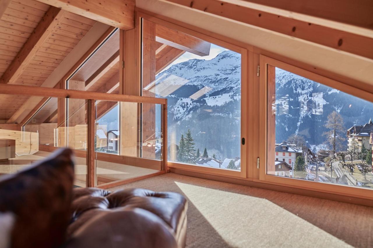Chalet Baergsunna Penthouse Wengen Exteriér fotografie